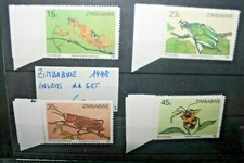 FRANCOBOLLI ZIMBABWE 1988 INSETTI SERIE NUOVI MNH** SET (C.SM)