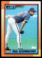 1990 Topps Paul Assenmacher Chicago Cubs #644