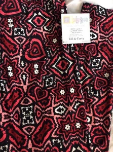 Lularoe TC Tall Curvy Leggings Solid Black Red Pink Hearts Star Burst Unicorn *+ - Picture 1 of 8