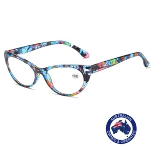 Ladies Magnifying Eyeglasses Women Anti Blue Light Block Fashion Reading Glasses - Bild 1 von 14