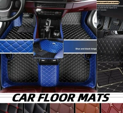 For Toyota Car Floor Mats 4Runner Custom All Weather PU Leather Waterproof Rugs - image 1 of 4
