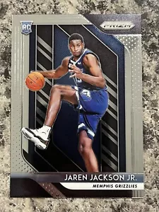 2018-19 Panini Prizm JAREN JACKSON JR Rookie Card #66 RC Grizzlies - Picture 1 of 2