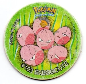 #102 EXEGGCUTE TAZO Nº39 POKEMON TAZOS 1 COLECCION 1999 MATUTANO CON DESGASTE - Imagen 1 de 2