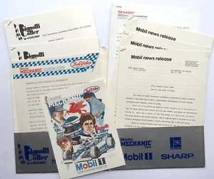 Roberto Guerrero Indy March 84-C Indianapolis 1984 press releases in folder. - Picture 1 of 3
