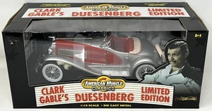ERTL American Muscle 1/18 Diecast Clark Gable's 1935 Duesenberg SJ Roadster - Picture 1 of 7