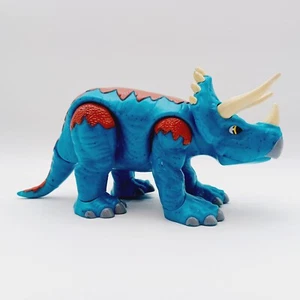 2011 Fisher-Price Imaginext Blue Triceratops Dinosaur  Jurassic World - Picture 1 of 6