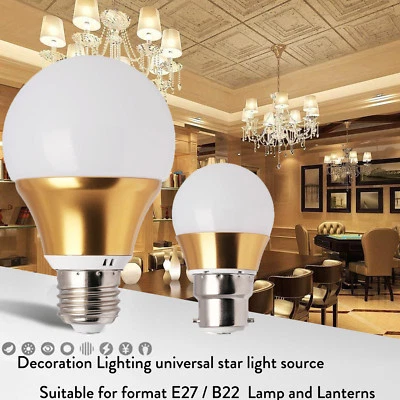 Dimmable LED Globe Bulb E27 ES B22 Bayonet 3W 5W 7W 9W Light White Lamps 220V AU - Image 1 of 4