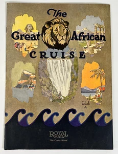 1926 Royal Mail Lines Great African Cruise Advertising Booklet SS Orca Ship RMSP - Picture 1 of 8
