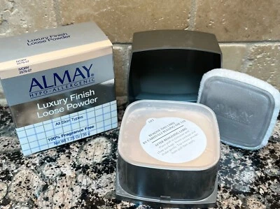 Almay LUXURY FINISH Loose Finishing Face Powder Setting Makeup IVORY 2579-07 NEW - Image 1 of 4