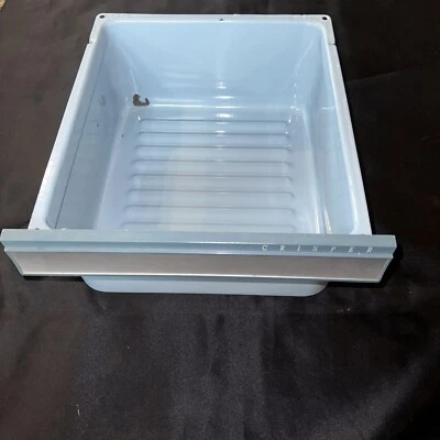 Vtg Metal Refrigerator Drawer  Crisper light Blue Retro Mid Century - Image 1 of 4