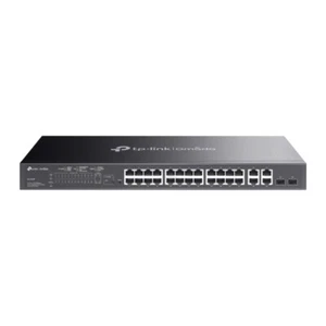 TP-LINK Omada Gigabit Smart Switch 224?10/100 Mbps 802.3af/at PoE+ ports SL2428P - Picture 1 of 7