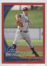 2010 Topps Pro Debut Red 1/1 Matt Moore #372 ig3