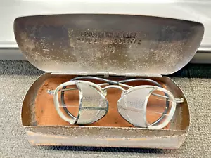 Vintage American Optical Safety Glasses Tri-Focal Lens With Side Shield (used) - Picture 1 of 19