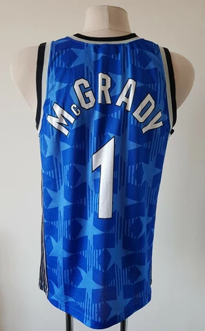 Orlando Magic NBA Basketball Champion jersey #1 McGRADY size Medium adult Cover