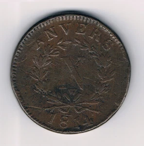 10 Centimes  1814   L'occupation Française-Franse Bezetting  BELEG VAN ANTWERPEN - Picture 1 of 2