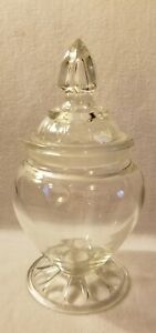 c.1908-1912 Apothecary General Store Glass Candy Jar by Jenkins, D. C. Glass Co.
