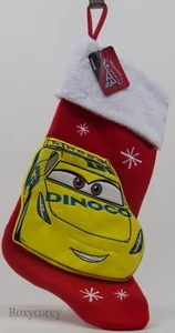 Holiday Christmas Disney Cars Cruz Ramirez 19" Red & Yellow Stocking NWT - Picture 1 of 1