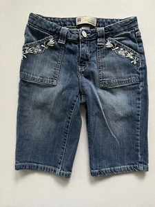 Gap Denim Stretch Embellished Jean Shorts Girls Size 10R - Picture 1 of 4