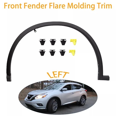 Para Nissan Murano 2015-2024 Guardabarros delantero moldura acampanada lado del conductor izquierdo derecho Foto 1 de 4