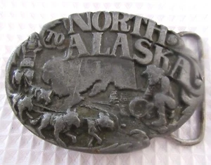 Vintage North to Alaska 1984 Siskiyou Belt Buckle - Picture 1 of 3
