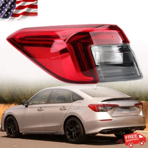 Driver Left LED Tail Light Tail Rear Lamp For 2022-2024 for Honda Civic Sedan LH - Picture 1 of 7