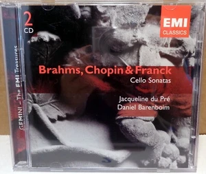 Brahms, Chopin & Franck: Cello Sonatas (CD, Feb-2005, 2 Discs, Warner Classics - Foto 1 di 3