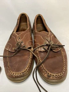 Allen Edmonds ""EASTPORT"" Bootsschuhe 10 braun Made in USA sehr getragen - Bild 1 von 8