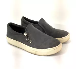 Dr. Scholl's Women's No Chill Slip On Skateboarding Sneaker Size 7.5 Zip Gray - Picture 1 of 12