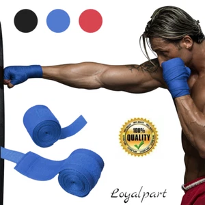 1 Paar 98" / 196" Boxen Handbandagen von Boxen, MMA, Muay Thai, Handgelenkbandagen Neu - Bild 1 von 12