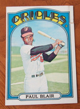 1972 Topps Baseball - # 660 Paul Blair, OF, Baltimore Orioles