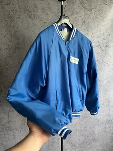 Vintage Herren Bomberjacke Hartwell Nylon Made in USA Blau 90er - Bild 1 von 23