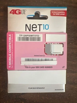 5 T-MOBILE NET10 SIMS CARD FREE SHIPPING.....  5 SIM CARDS - Image 1 of 3