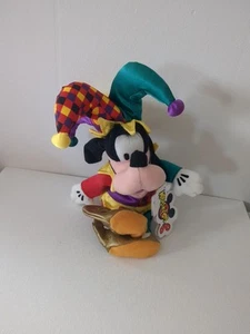 Jester Goofy Plush Bean Bag Mouseketoys Disney w/ Tags READ - Picture 1 of 4