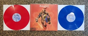 Judas Priest - Hero, Hero 2022 RSD Embossed Cover 2xLP Red & Blue Vinyl NM! - Picture 1 of 12