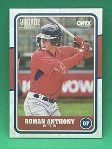 ROMAN ANTHONY 2025 Onyx Vintage Base Card Red Sox - Bild 1 von 2