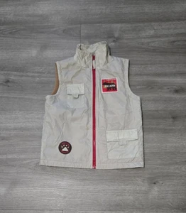 Faded Glory Vintage Full Zip Nylon Fleece gefütterte Weste Junior Scouts Größe 5T - Bild 1 von 11