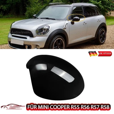 Calotta specchietto retrovisore sinistra per MINI COOPER R55 R56 R57 R58 nero - Immagine 1 di 4