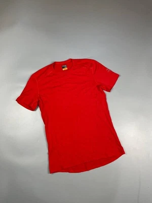 Icebreaker Lana Merino Bodyfit 200 Camisa Manga Corta Camiseta Roja Hombres Talla M Foto 1 de 4