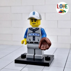 ⭐ LEGO Collectable Minifigures Series 10 Baseball Fielder col10-13 71001 - Picture 1 of 2