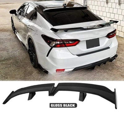 For Toyota Camry SE LE Sedan Gloss 55" Rear Trunk Spoiler PRO Racing Rear Wing Foto 1 de 4