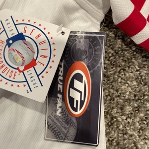 True Fan Men’s ATLANTA BRAVES MLB BASEBALL JERSEY sz XL NWT Big Blue Db6 - Picture 1 of 2