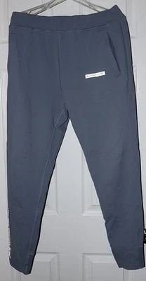 Pantalones para hombre Alphalete gris oscuro/azul entrenamiento ropa deportiva ejercicio grandes Foto 1 de 2