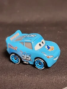 Disney Pixar Cars Mini Racers Dinoco Lightning McQueen - Picture 1 of 5