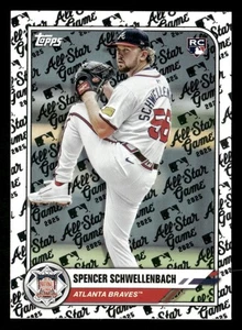 2025 Topps All Star Logo - Spencer Schwellenbach RC #48 Atlanta Braves - Picture 1 of 2