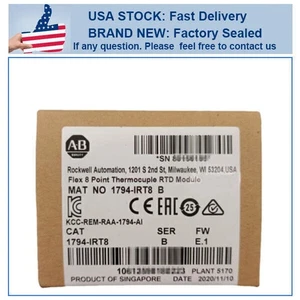 NEW Factory Sealed AB 1794-IRT8 /B Flex 8 Point Thermocouple RTD Module 1794IRT8 - Picture 1 of 5