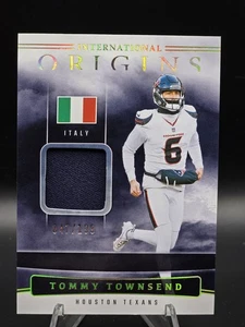 2025 Panini Origins International Tommy Townsend Jersey Relic /199 Texans - Picture 1 of 2