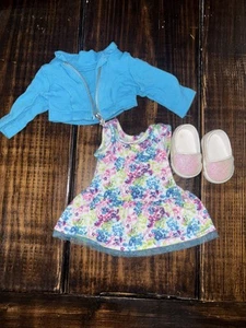 American Girl : Doll Outfit No Doll: Truly Me Meet Outfit Dress Jacket Shoes - Picture 1 of 13