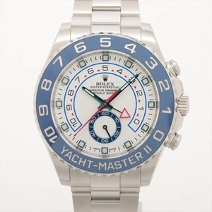 Rolex Yacht-Master II 116680 SS SS AT White Dial - Picture 1 of 9