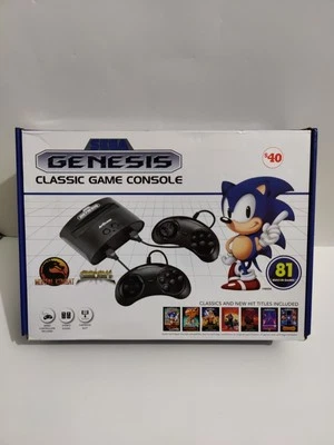 Mini Consola Sega Genesis AtGames - Original Completa En Caja 81 Juegos Precargados Foto 1 de 4