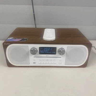 Pure Evoke C-D6 All in One Music Centre CD DAB  FM Bluetooth Speaker with remote - Image 1 of 4